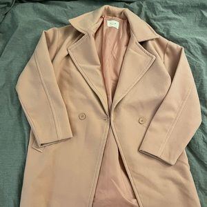 Pink Blush Over-Sized Peacoat